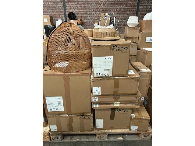Pallet design verlichting ca. 21x paco home - afbeelding 10 van  11