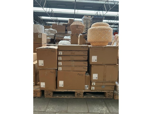 Pallet design verlichting ca. 21x paco home - afbeelding 1 van  10