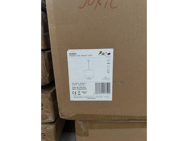 Pallet design verlichting ca. 21x paco home - afbeelding 5 van  10