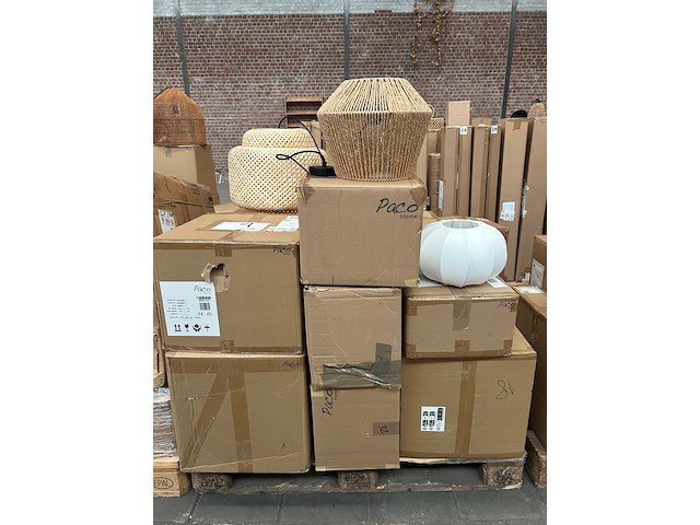 Pallet design verlichting ca. 21x paco home - afbeelding 8 van  10