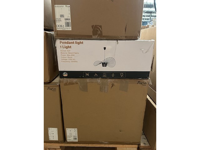 Pallet design verlichting ca. 23x paco home - afbeelding 9 van  11