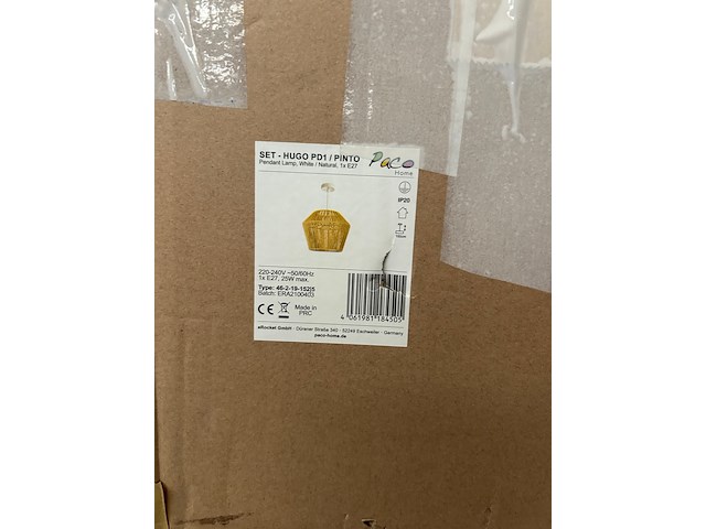 Pallet design verlichting ca. 23x paco home - afbeelding 2 van  10