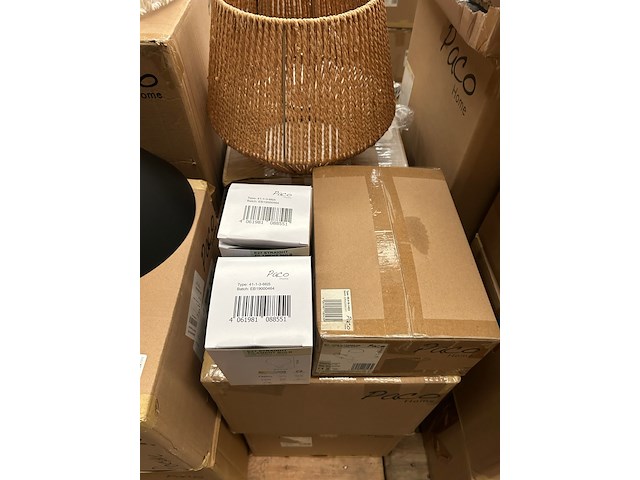 Pallet design verlichting ca. 23x paco home - afbeelding 7 van  10