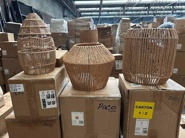 Pallet design verlichting ca. 23x paco home - afbeelding 2 van  8