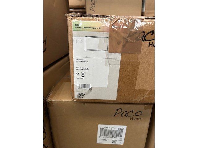 Pallet design verlichting ca. 23x paco home - afbeelding 6 van  8