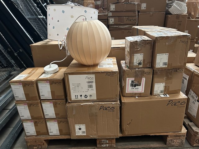 Pallet design verlichting ca. 23x paco home - afbeelding 1 van  7