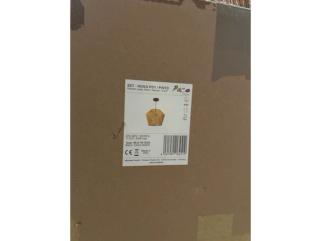 Pallet design verlichting ca. 23x paco home - afbeelding 8 van  11