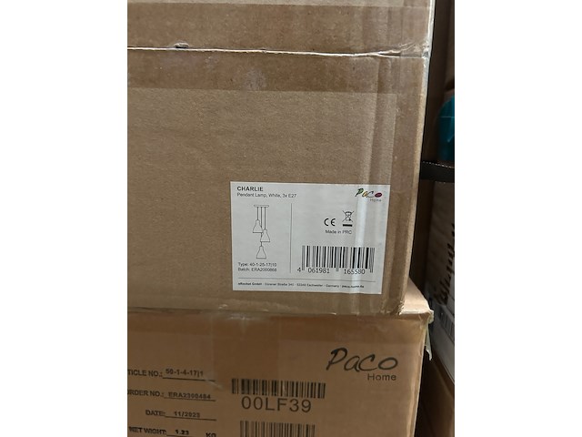 Pallet design verlichting ca. 25x paco home - afbeelding 7 van  11
