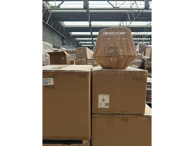 Pallet design verlichting ca. 26x paco home - afbeelding 3 van  10