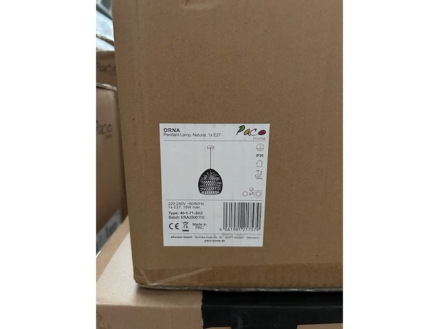 Pallet design verlichting ca. 26x paco home - afbeelding 9 van  10