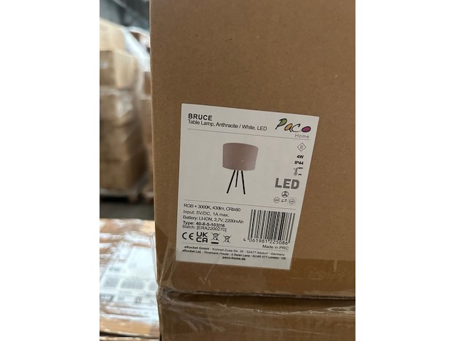 Pallet design verlichting ca. 26x paco home - afbeelding 5 van  9