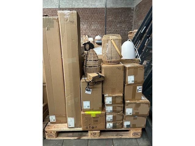 Pallet design verlichting ca. 29x paco home - afbeelding 1 van  9