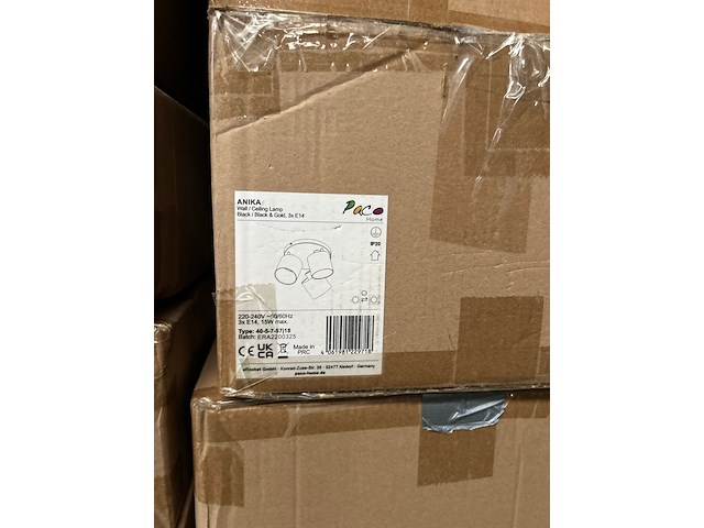 Pallet design verlichting ca. 29x paco home - afbeelding 5 van  9