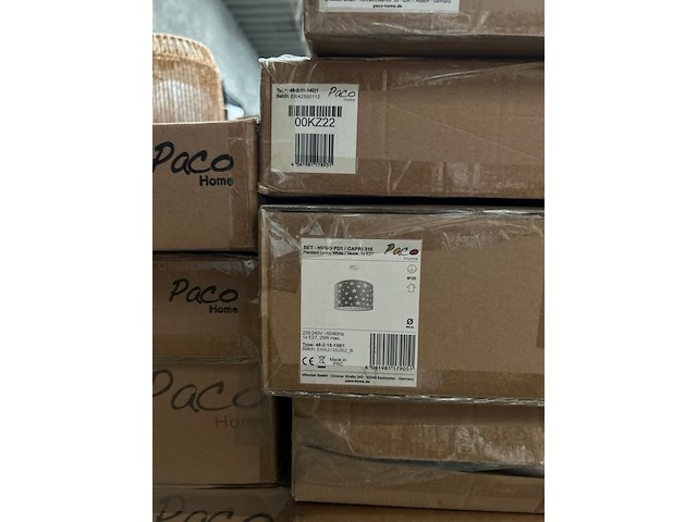 Pallet design verlichting ca. 29x paco home - afbeelding 8 van  9