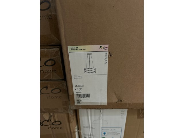 Pallet design verlichting ca. 29x paco home - afbeelding 9 van  9