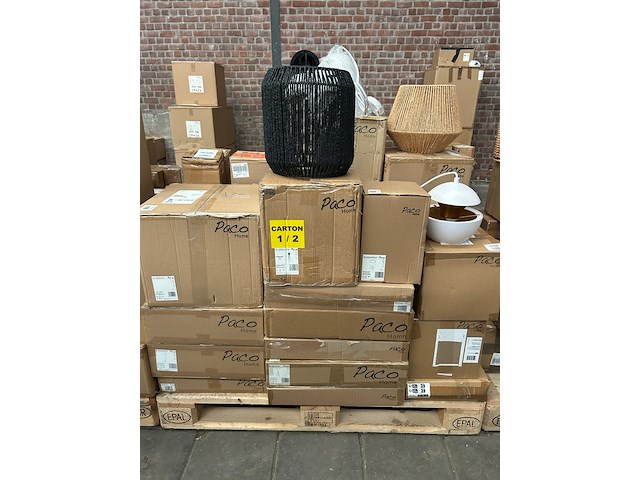 Pallet design verlichting ca. 31x paco home - afbeelding 2 van  13