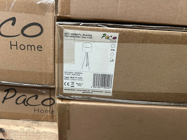 Pallet design verlichting ca. 31x paco home - afbeelding 4 van  13