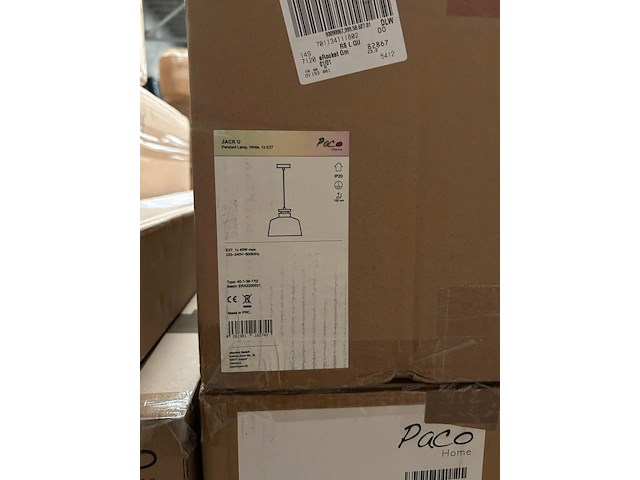 Pallet design verlichting ca. 31x paco home - afbeelding 9 van  13