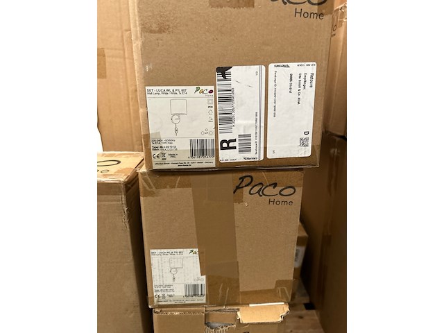 Pallet design verlichting ca. 34x paco home - afbeelding 7 van  10