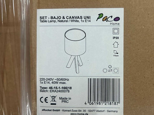 Pallet design verlichting paco home – verkrijgbaar op bol.com en amazon - afbeelding 3 van  7