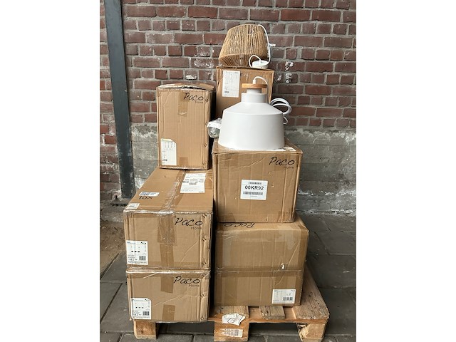 Pallet design verlichting, paco home - afbeelding 1 van  8