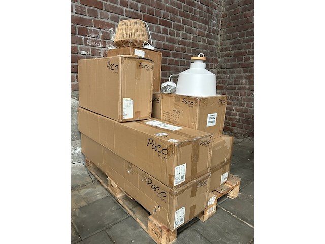 Pallet design verlichting, paco home - afbeelding 8 van  8
