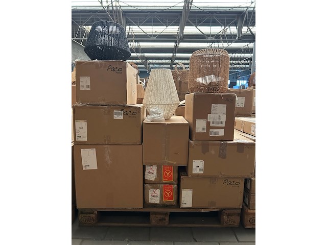 Pallet design verlichting, paco home - afbeelding 1 van  8