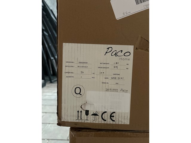 Pallet design verlichting paco home - afbeelding 7 van  9