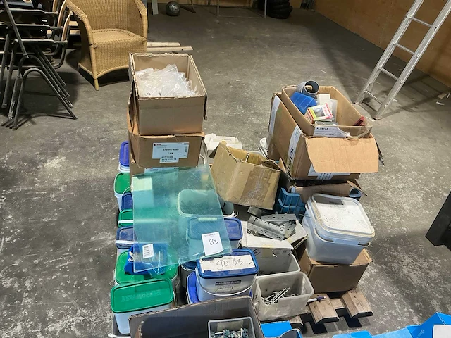 Pallet divers bevestigingsmateriaal - afbeelding 2 van  9