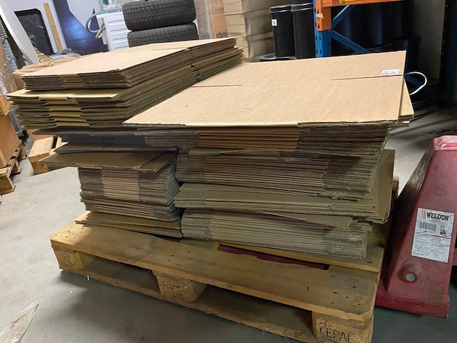 Pallet diverse afmetingen verzenddozen - afbeelding 3 van  4