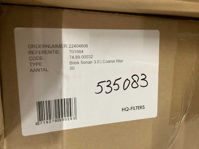 Pallet diverse filters - afbeelding 7 van  8