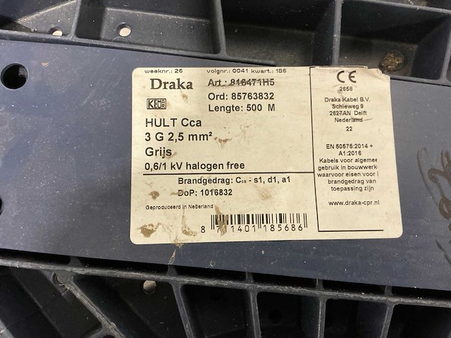 Pallet diverse stroomkabels - afbeelding 1 van  5