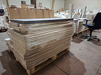 Pallet diverse topbladen voor badmeubels antraciet/betongrijs - afbeelding 4 van  9