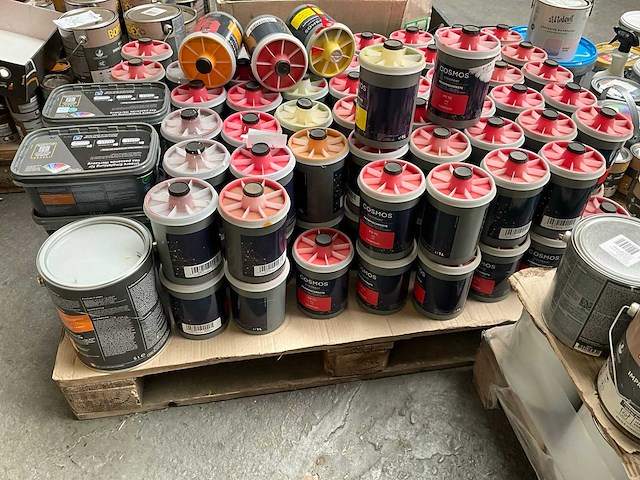 Pallet diverse verf - afbeelding 2 van  10