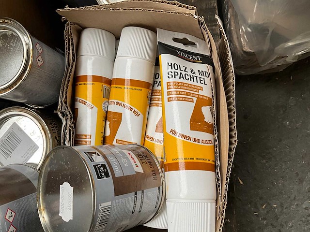 Pallet diverse verf - afbeelding 3 van  4