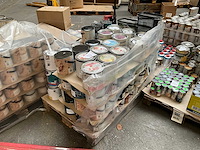 Pallet diverse verf - afbeelding 1 van  8