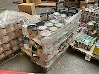 Pallet diverse verf