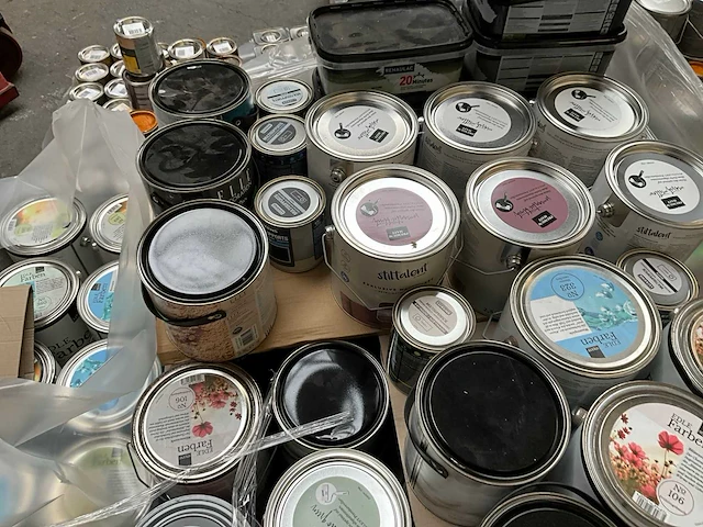 Pallet diverse verf - afbeelding 5 van  8