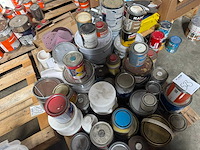 Pallet diverse verf - afbeelding 3 van  8