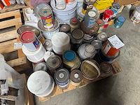 Pallet diverse verf - afbeelding 8 van  8