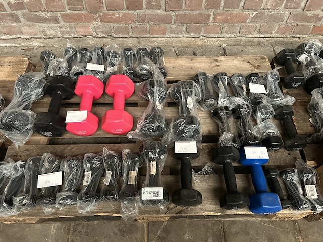 Pallet dumbbells (ca. 45x) - afbeelding 1 van  10