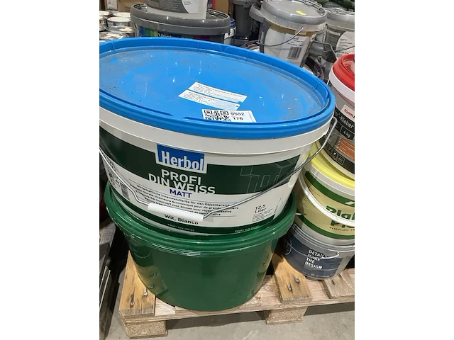 Pallet emmers verf - afbeelding 2 van  8