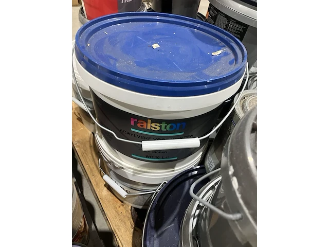 Pallet emmers verf - afbeelding 5 van  8