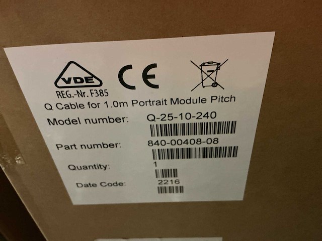 Pallet enphase q cable 1-fase aansluitkabel omvormer (3x) - afbeelding 8 van  9