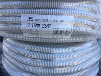 Pallet flexibele elektriciteits buizen, ips, 16 mm, grijs - afbeelding 2 van  2
