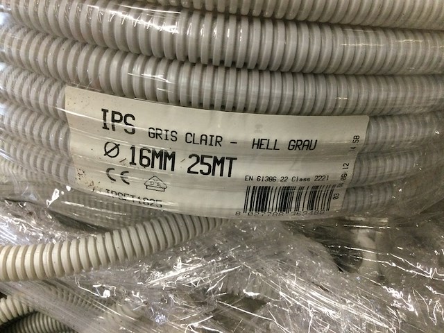 Pallet flexibele elektriciteits slangen ips, lichtgrijs - afbeelding 3 van  3