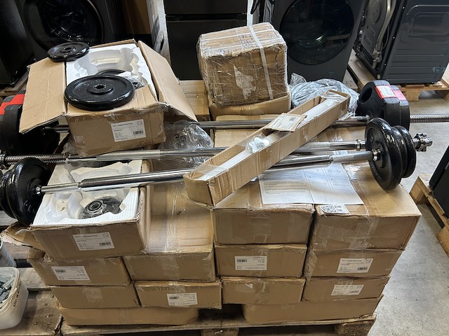 Pallet gewichten en halterstangen - afbeelding 1 van  7