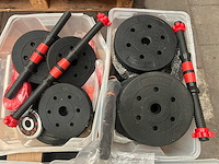Pallet halterschijven en dumbbells - afbeelding 2 van  6