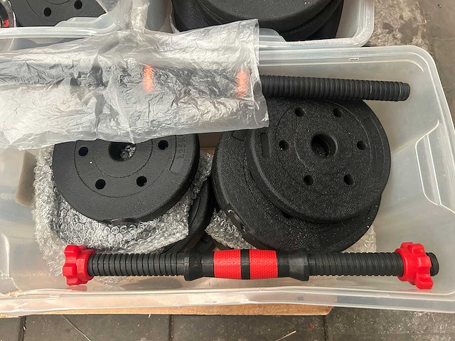 Pallet halterschijven en dumbbells - afbeelding 3 van  6