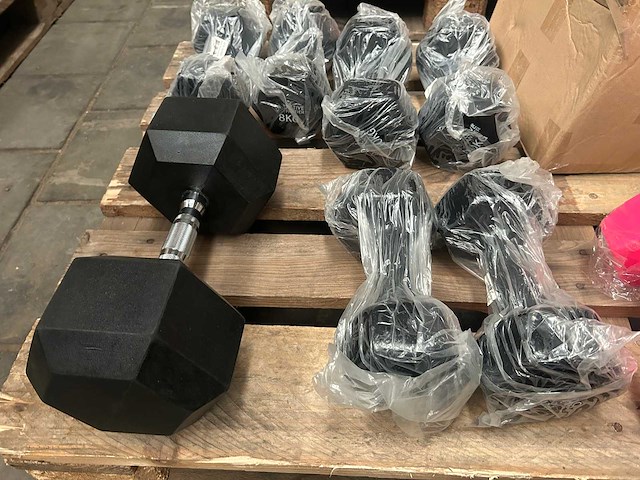 Pallet halterschijven en dumbbells - afbeelding 3 van  8
